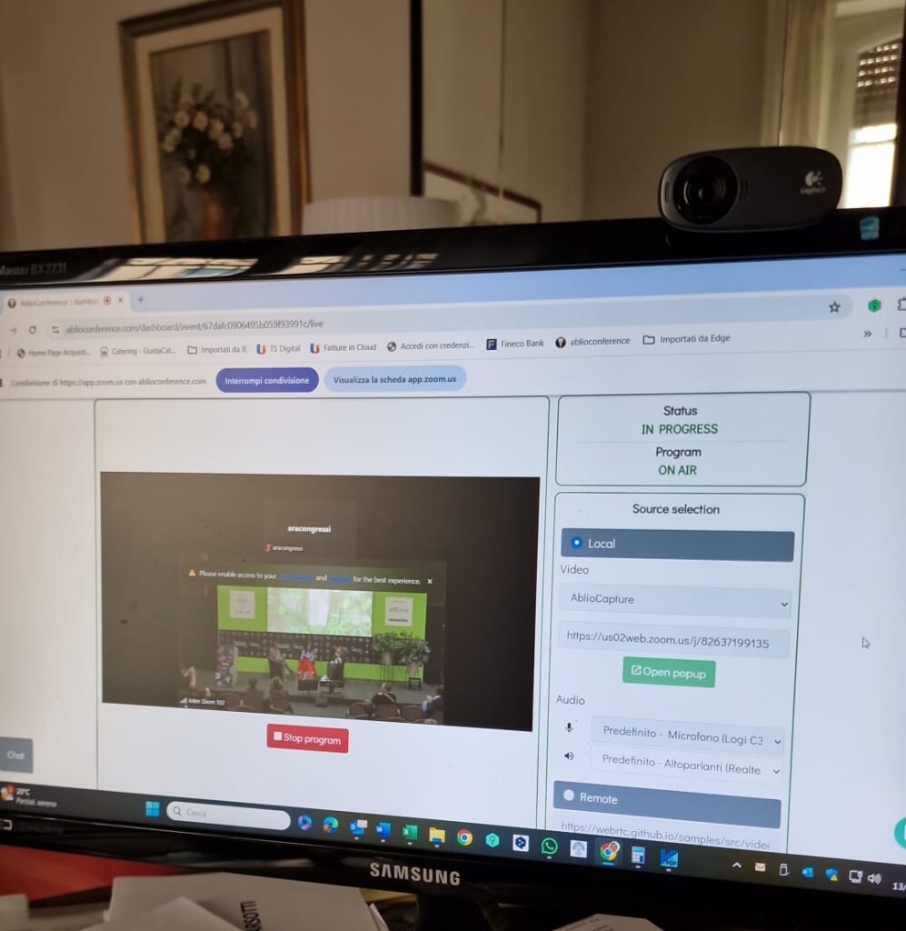 Il programma che permette l'interpretariato da remoto 
